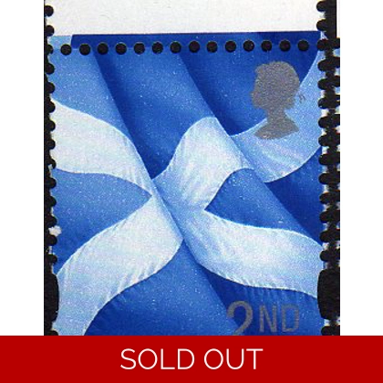 S 94d 2nd class Scotland De La Rue reprint 2002